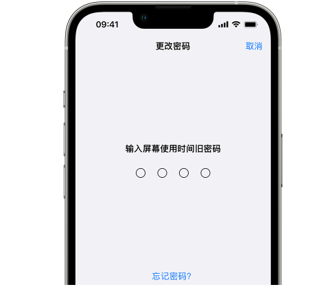 马鞍山iPhone屏幕维修分享iPhone屏幕使用时间密码忘记了怎么办 