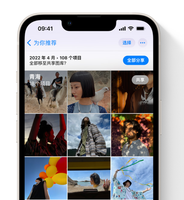 马鞍山苹果维修网点分享在 iPhone 上使用共享图库 