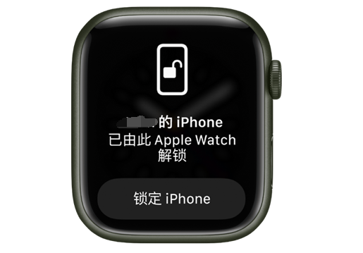 马鞍山苹果手机维修分享用 AppleWatch 解锁配备面容 ID 的 iPhone方法 