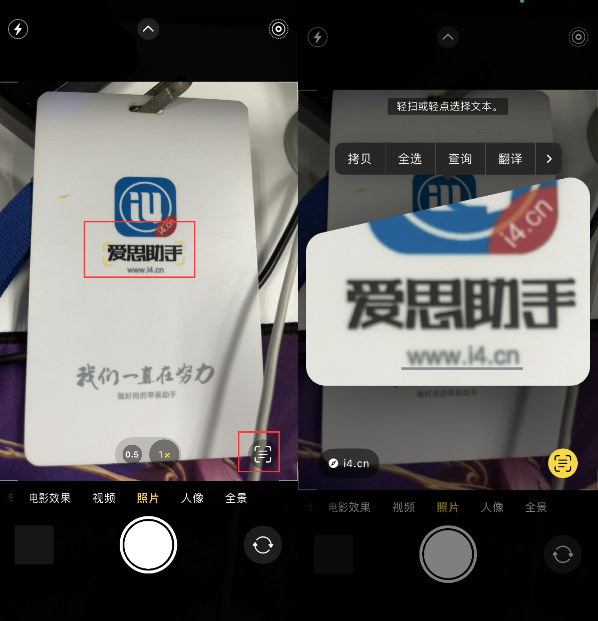 马鞍山苹果手机维修分享升级iOS 16后如何通过相机翻译文本 