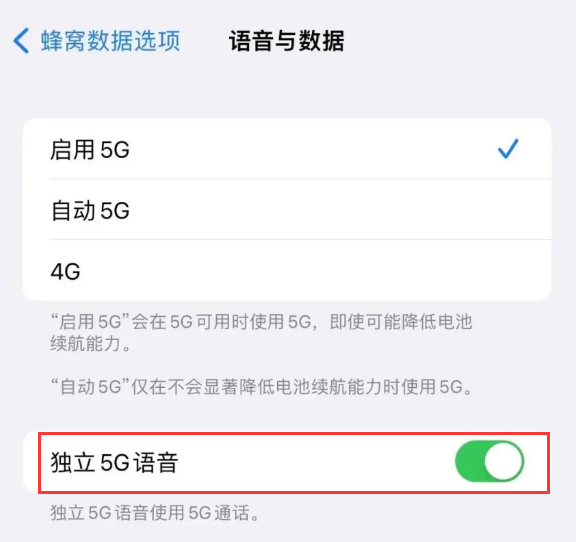 马鞍山苹果14维修分享iPhone 14 Pro如何开启VoNR 