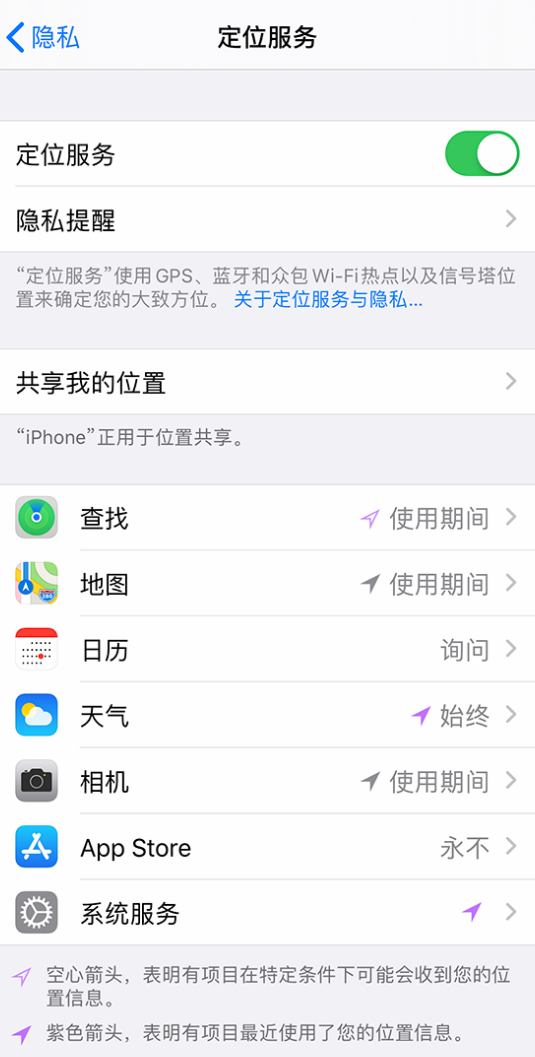 马鞍山苹果手机维修分享iPhone 状态栏中时间显示为蓝色图标是什么情况 